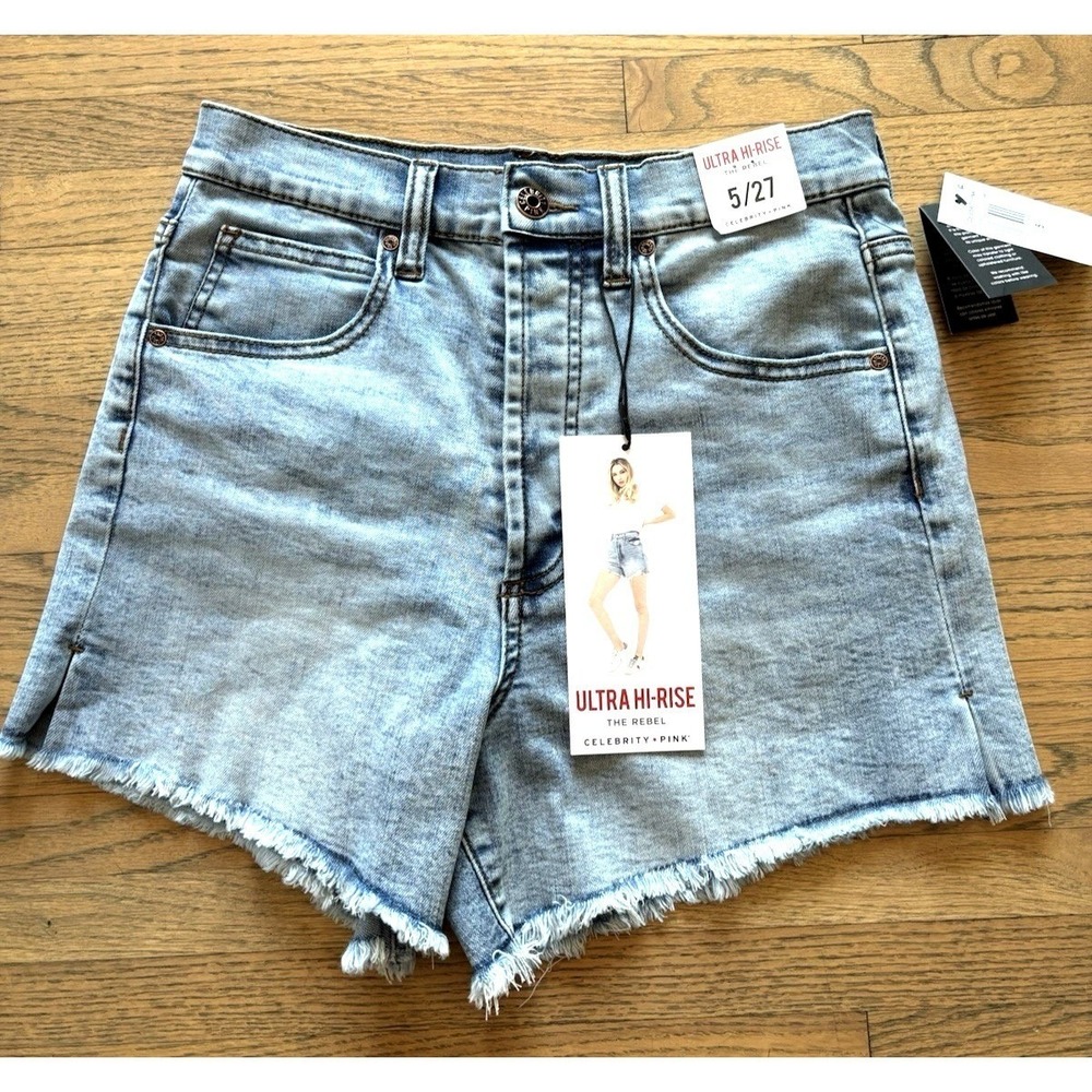 Celebrity Pink The Rebel jean shorts size 5/27 NWT